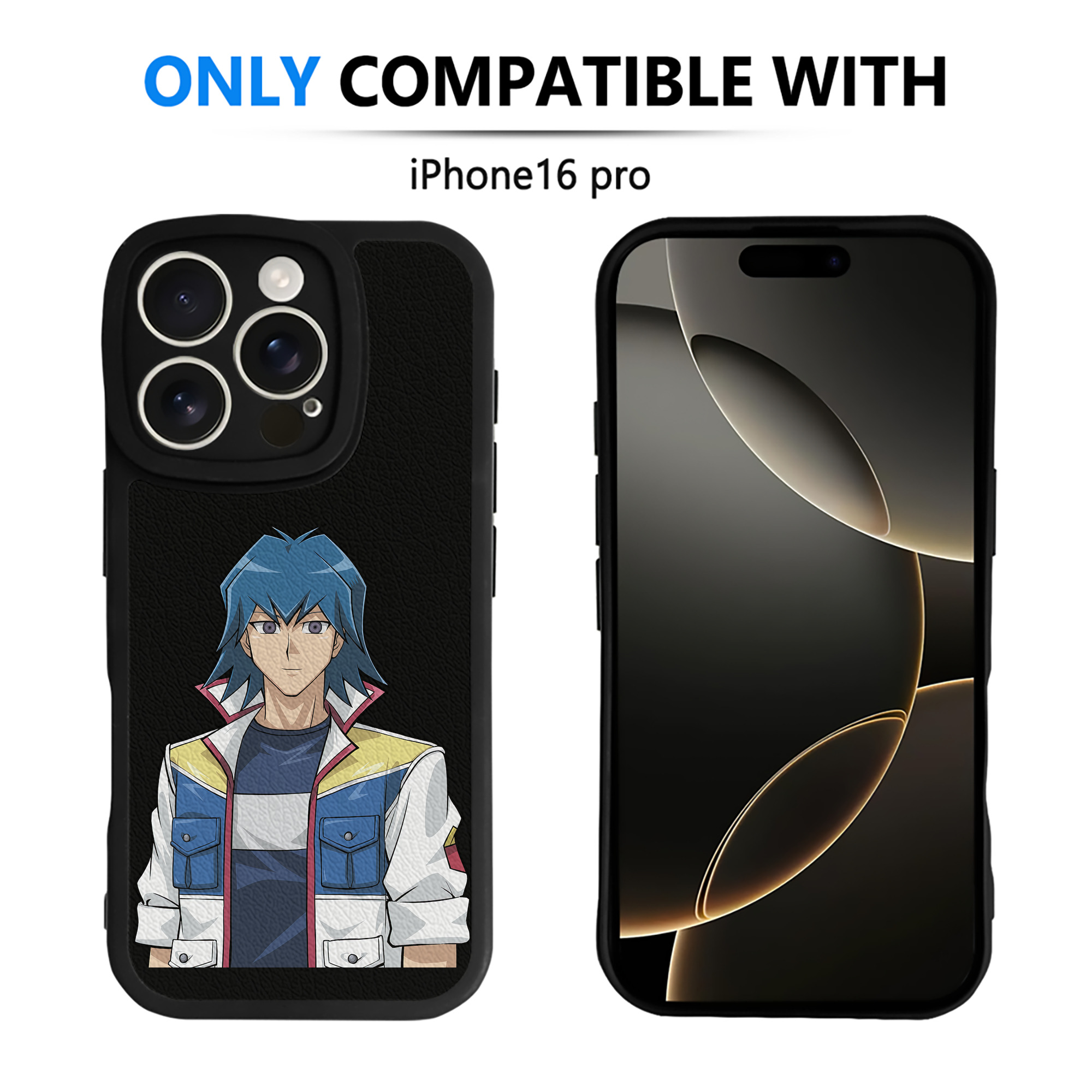 遊☆戯☆王 Yu-Gi-Oh! 【iPhone 16シリーズ対応】シリコンスマホケース（レザー調） 材質：シリコン